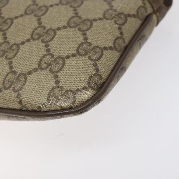 GUCCI GG Supreme Web Sherry Line Shoulder Bag Pvc Beige 904 02 047 - Picture 10 of 16